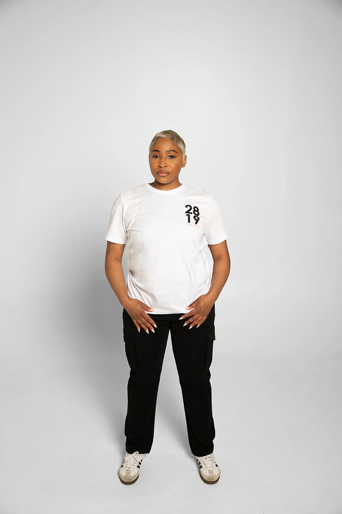 2819 Classic White Tee - Image 3