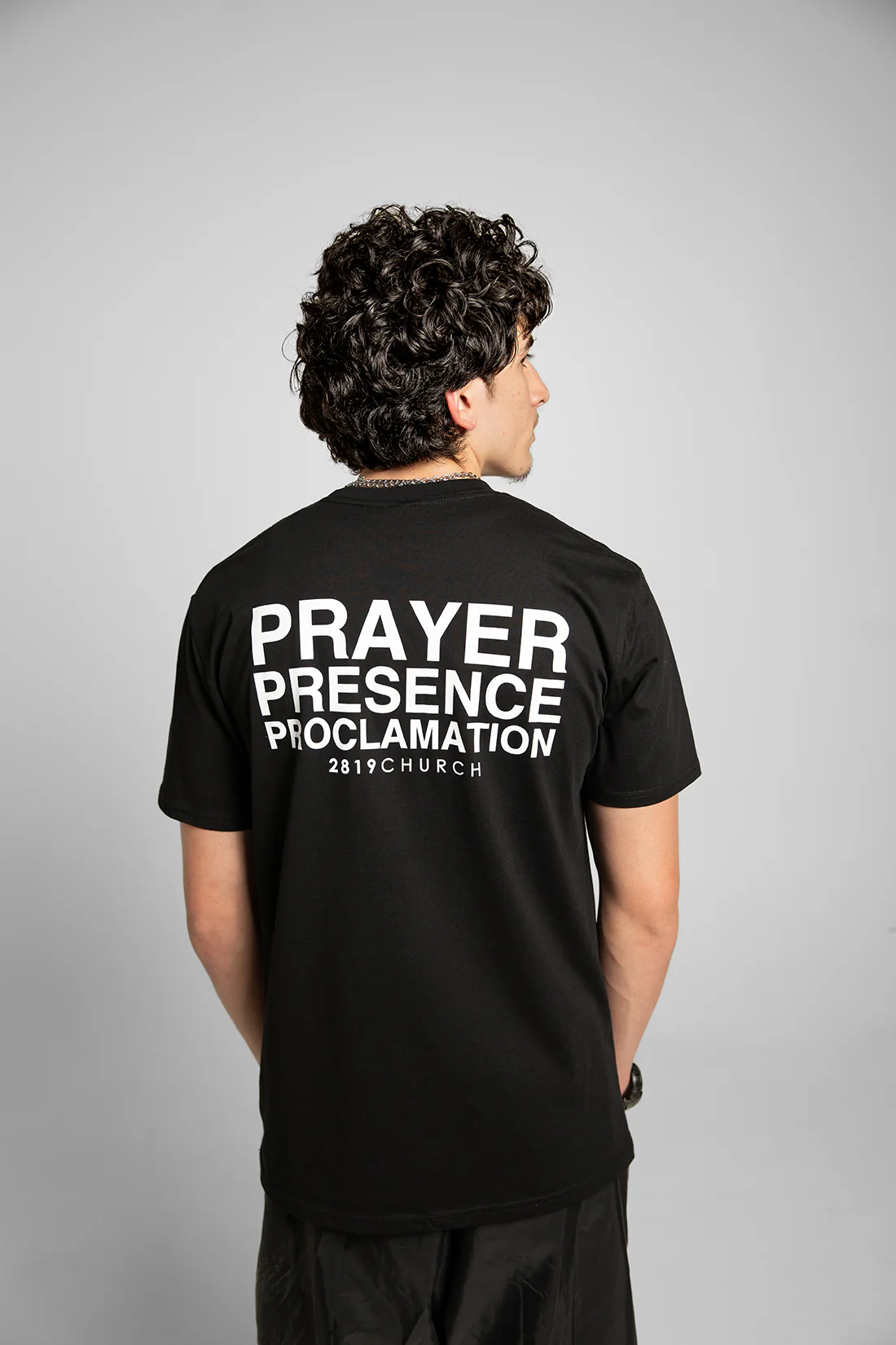 House Of Prayer Black Tee - Image 4